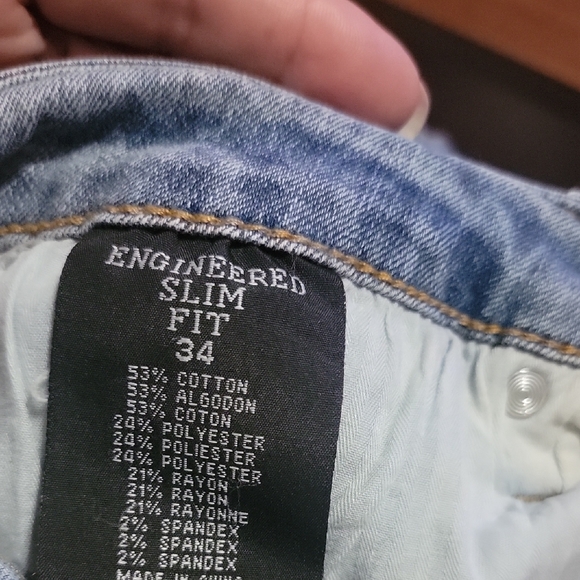 Rutherford Street Art Denim Shorts Size 34 Slim Fit - Picture 10 of 10